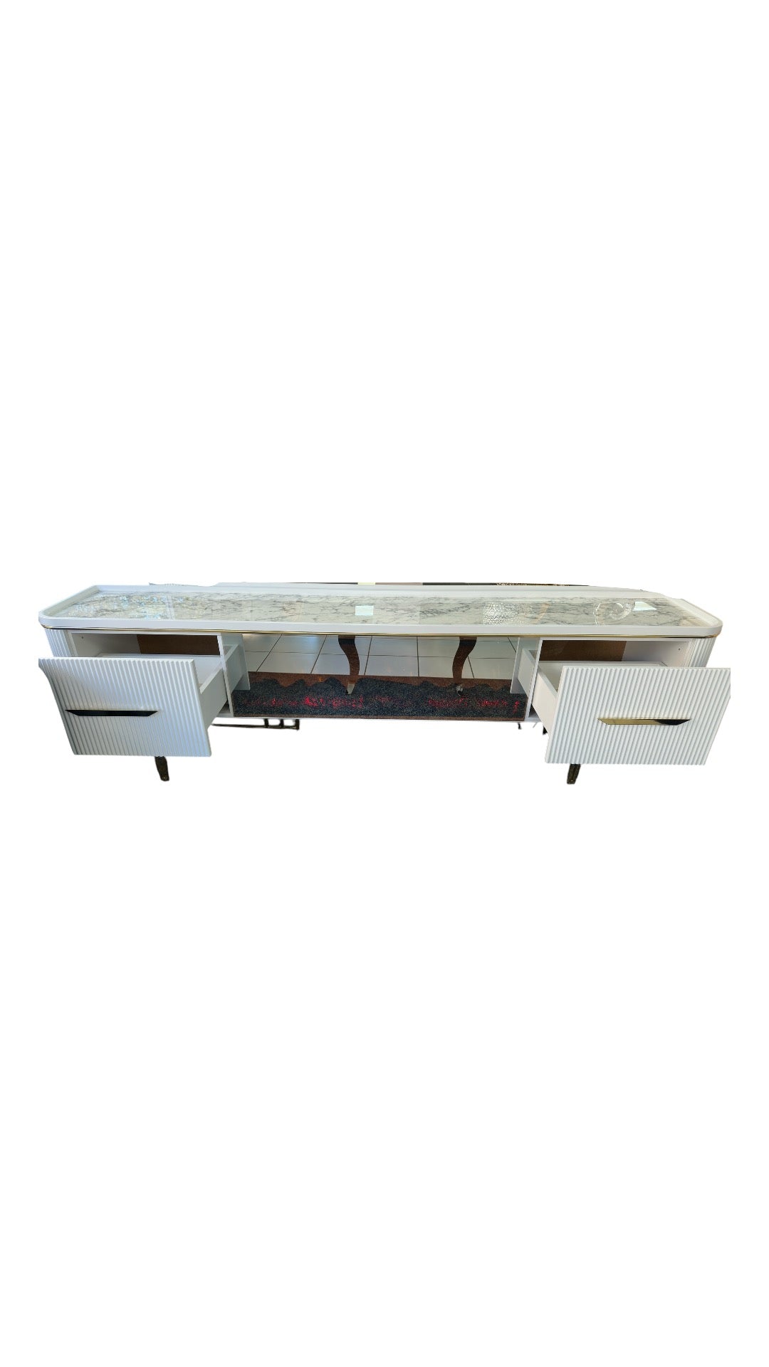 Lowboard "Alina" mit Kamin
